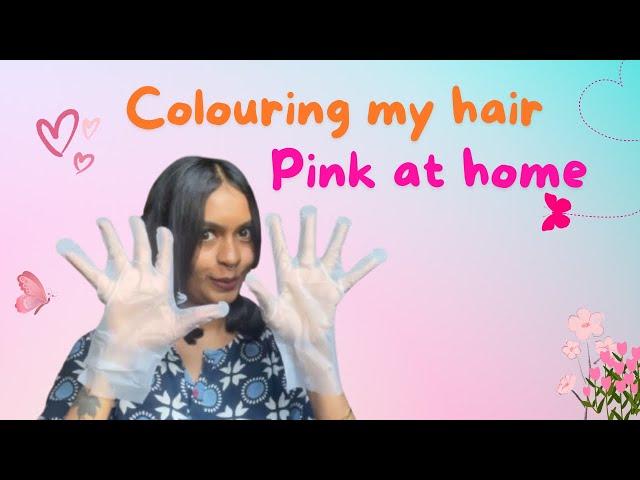 Colouring my hair pink | DIY hair colouring at home #streaxprofessional #haircolor