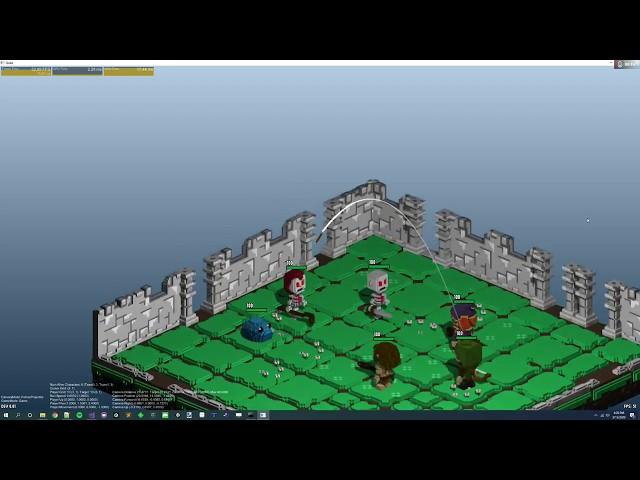 Voxel Tactics - camera movements and wall animations