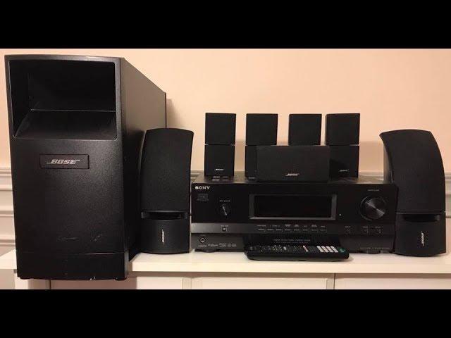 How to install a Bose Acoustimass TO A SONY RECEIVER Home theater system TA