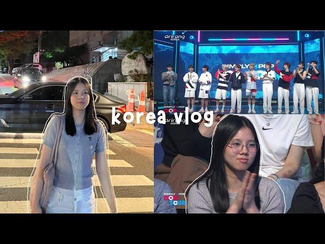 KOREA VLOG  : met zayyan xodiac & lee dae hwi, arirang simply k-pop con-tour, korean class, etc