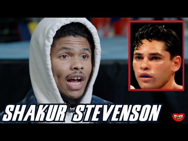 Shakur Stevenson reacts to Ryan Garcia cheating against Devin Haney. Having to pay $1.1M fine