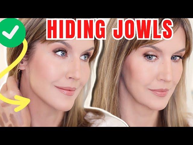 How to GET RID OF JOWLS WITH MAKEUP | Quick & Easy