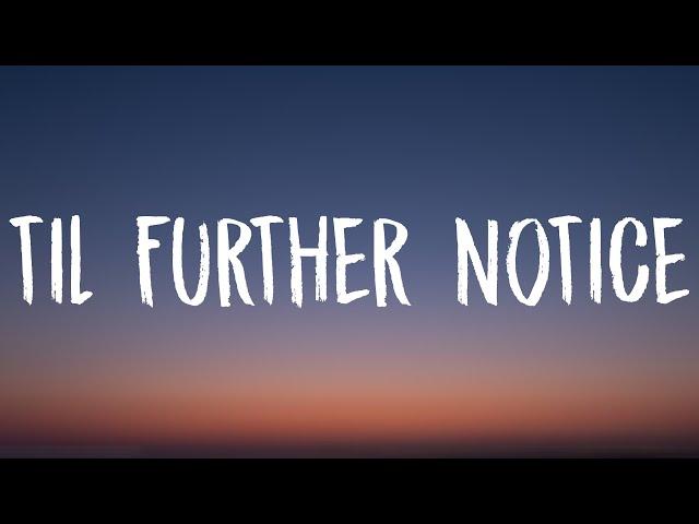 Travis Scott - TIL FURTHER NOTICE (Lyrics) Ft. James Blake, 21 Savage