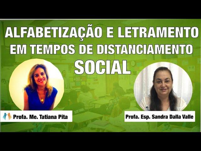 Alfabetização e letramento em tempos de distanciamento social