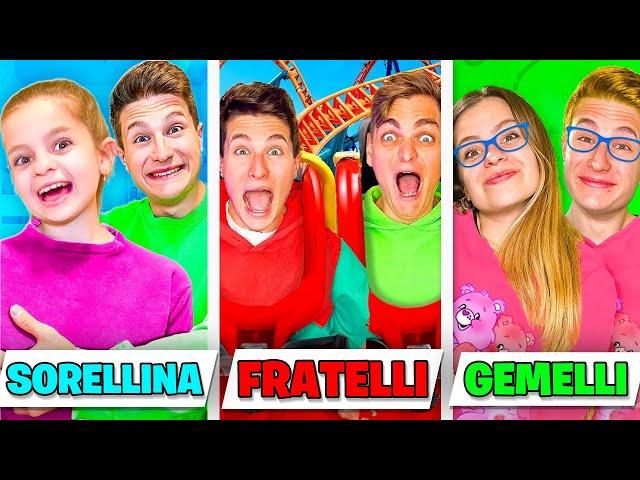 NINNA E MATTI FRATELLI vs SORELLE! *CATTIVI vs BUONI vs GEMELLI* 