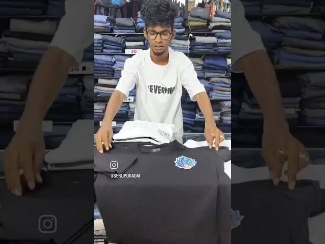 3/4 T shirts available virugambakkam branch Serupu kadai 