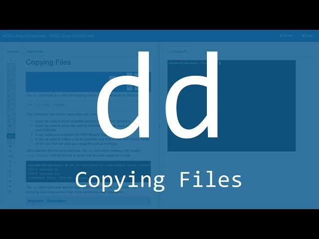 The Linux Command Tutorial: The dd Command