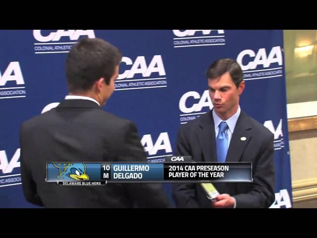 2014 Men's Soccer #CAASports Preseason Player of the Year -- Guillermo Delgado, Delaware