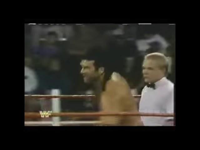 Razor Ramon vs Jobber Barry Horowitz WWF Wrestling Challenge 1993