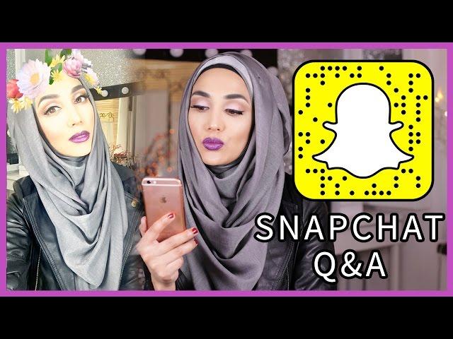 SNAPCHAT Q&A! | Amena