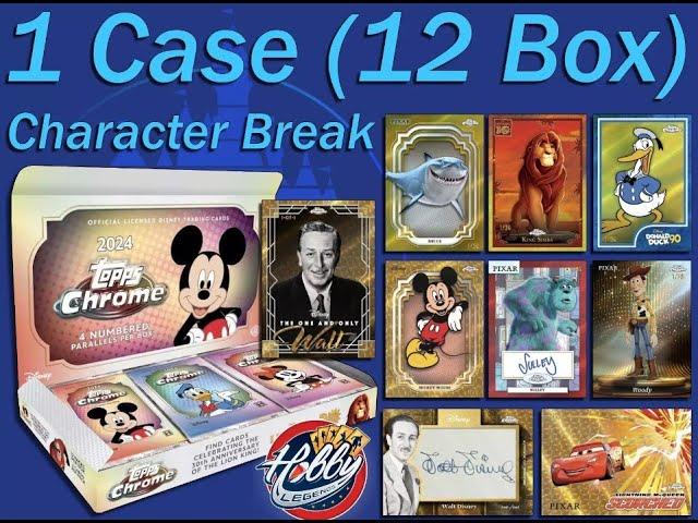 2024 Topps CHROME DISNEY 1 Case (12 Box) Character Break #6 eBay 11/22/24