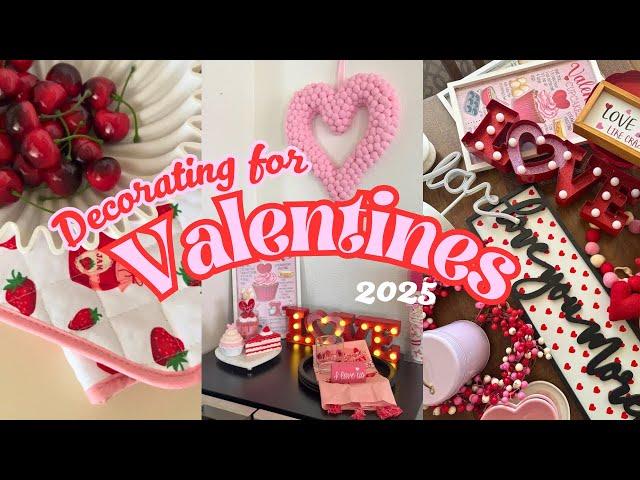 VALENTINES DAY 2025 DECORATE WITH ME! VALENTINES KITCHEN DECORATING IDEAS