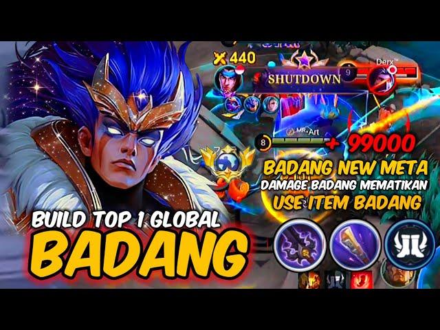 BADANG NEW BUILD + EMBLEM SPELL ! BUILD BADANG TERSAKIT 2024 MOBILE LEGENDS