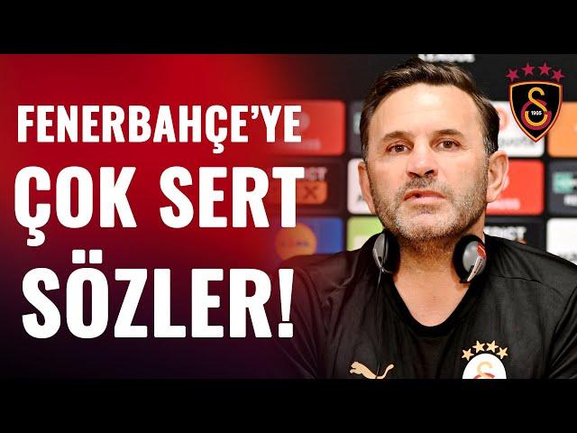 Galatasaray Teknik Direktörü Okan Buruk'tan, Fenerbahçe'ye Sert Sözler!