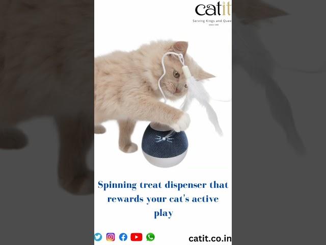 Catit Pixi Spinner - Perfect entertaining product #catit india #catvideos  #catlovers #catparents