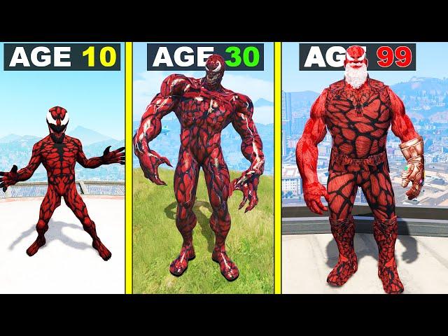 Surviving 99 YEARS As CARNAGE in GTA 5!