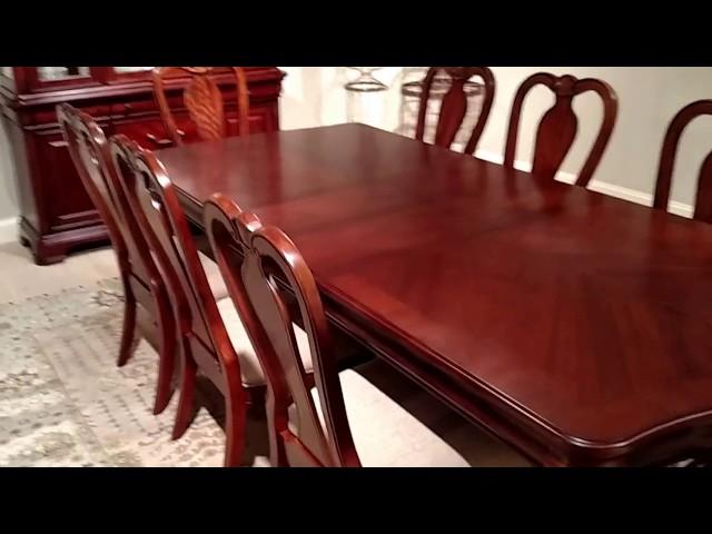 Commercial Interiors Manchester Heights Solid Cherry Dining Set