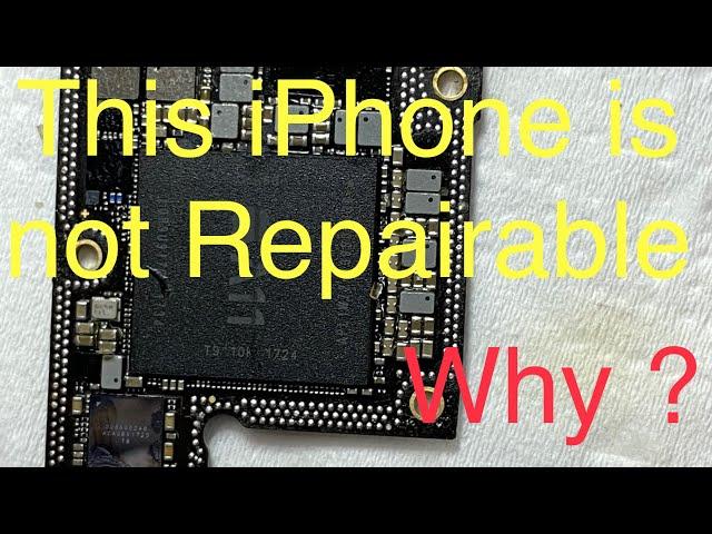 Why this iPhone is not Repairable