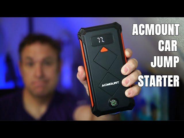 Acmount Car Jump Starter Review - Every car needs one of these!