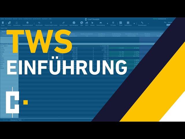 Einführungsvideo Trader Workstation (TWS) | So kaufst Du Deine erste Aktie im Profi-Tool