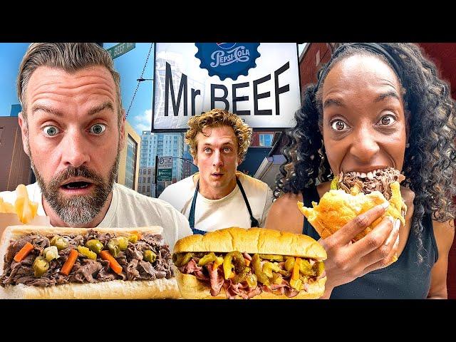 Brits Try Italian Beef Dip Sandwich in Chicago