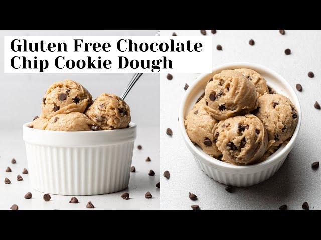 Gluten Free Edible Cookie Dough (5 Minute Recipe!)