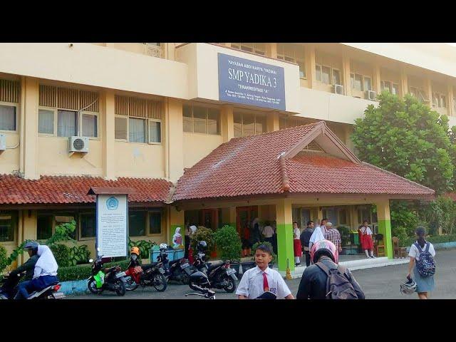 Hari Pertama Masuk Sekolah SMP YADIKA 3 Ciledug Tangerang Banten - OumEdy JWL