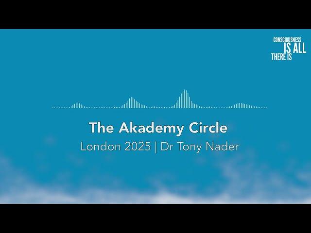 Dr Tony Nader in The Akademy Circle, London