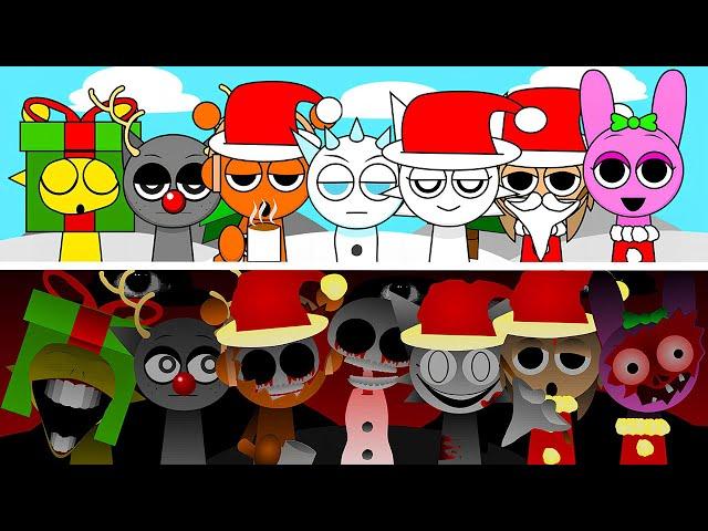 Incredibox Sprunki But Christmas Edition | Normal Versions Vs Horror Versions