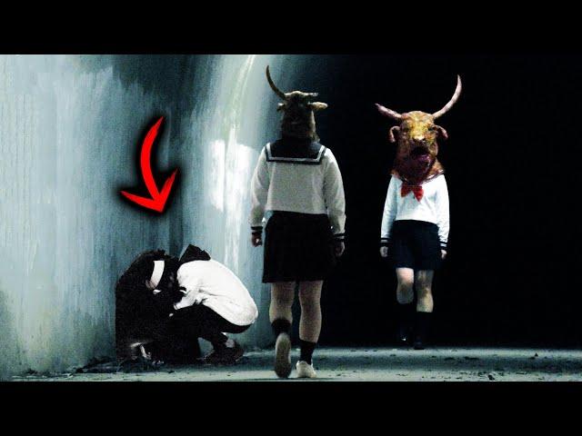 "Ox Head Sisters" Ghost Prank at Haunted Places in Japan -Short Film-