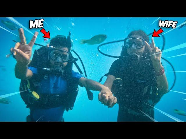 AmitBhai Tries Scuba Diving  For The First Time