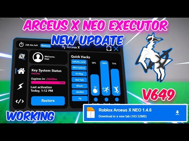 Arceus X NEO Executor Mobile New Update 1.4.6 Released | Working | Latest Version Arceus X