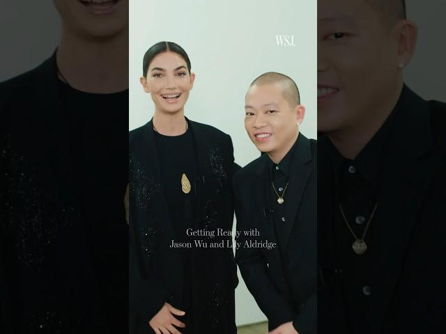 Lily Aldridge and Jason Wu's glam and looks for #WSJ. Innovator's Award #grwm #shorts