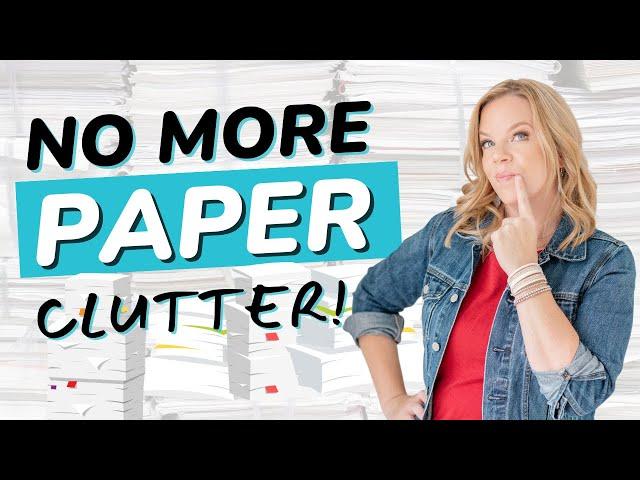 No Paper Piles - The BEST Paper Organizing Systems!