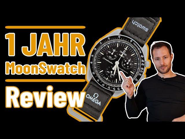 1 JAHR Erfahrung mit Mission to the Moon - MoonSwatch Swatch x Omega - Review in Deutsch