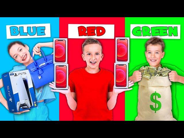 BUYING ONLY ONE COLOR FOR 24 HOURS CHALLENGE !