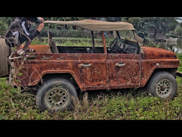 Fully restoration abandoned 1966 army vehicles | Restore antique army vehicle