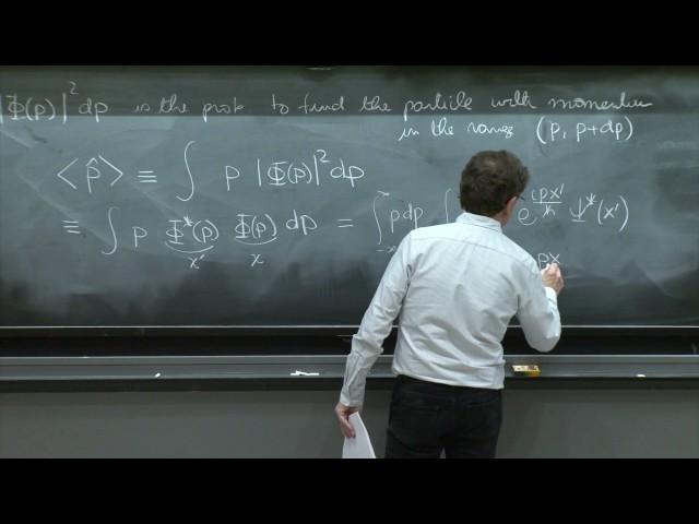 Expectation values of operators