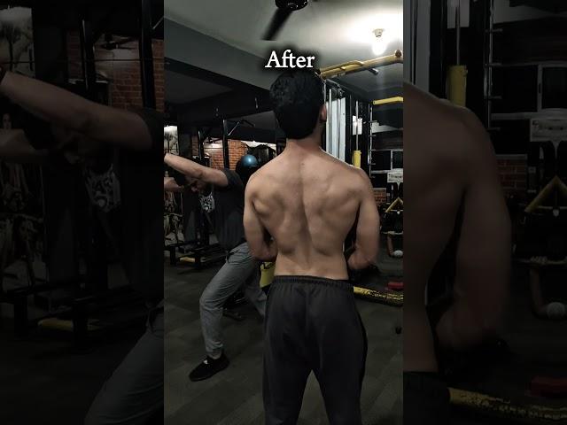 Before and after (6 months transformation)