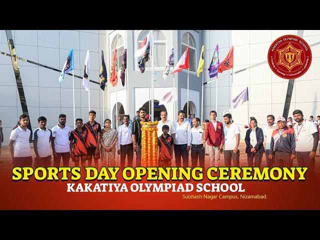 KOS SN SPORTS DAY CEREMONY || KAKATIYA OLYMPIAD SCHOOL || SUBHASH NAGAR CAMPUS || NIZAMABAD