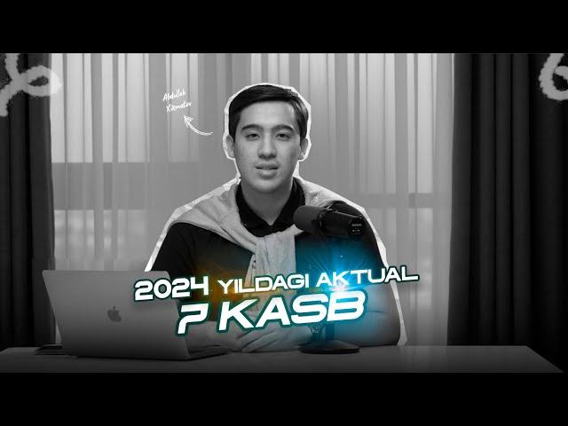 [DAROMAD] Daromad uchun TOP 7 Kasb