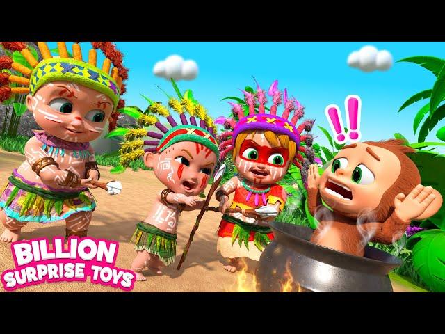 Monkey’s funny Island troubles and adventures! Trouble Island fun