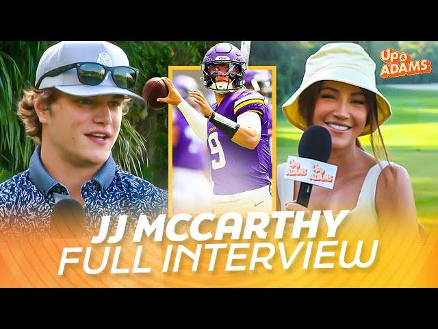 JJ McCarthy Feeling 100% from Injury, Being "The Guy" For Vikings & Building Chemistry!!