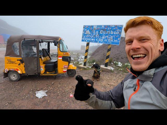 Crossing Snowy Mountain Pass in My Tuk Tuk ​ | S3, EP14