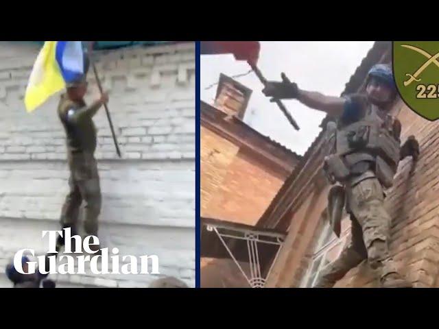 Ukraine raises flag in Russian villages in Kursk attack