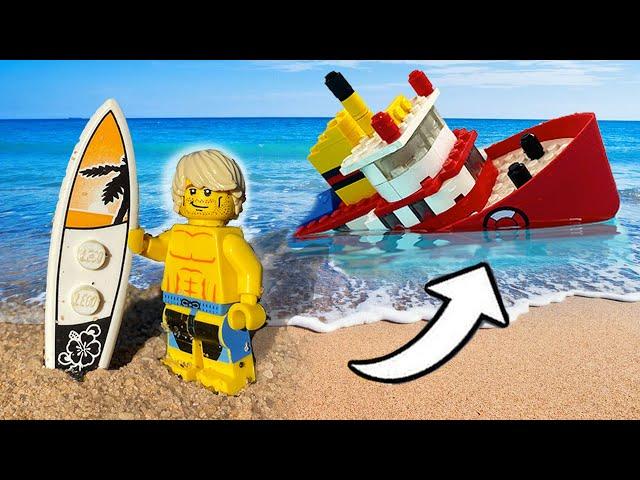 I Built The Beach in Lego!