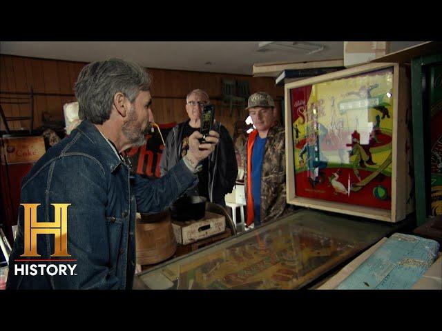 American Pickers: "SUPER SUPER RARE" Pinball Machine Uncovered (Season 23)