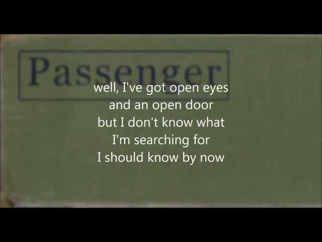 Passenger - Whispers (lyrics on screen) (studio version)