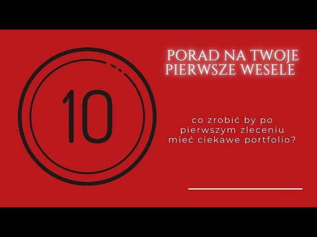 Kluczowe rady dla początkującego fotografa ślubnego.