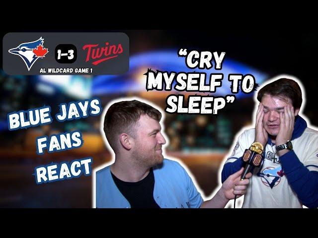 My Disappointment Is Immeasurable | Blue Jays Fans REACT | AL Wild Card | Toronto 1-3 Minnesota |